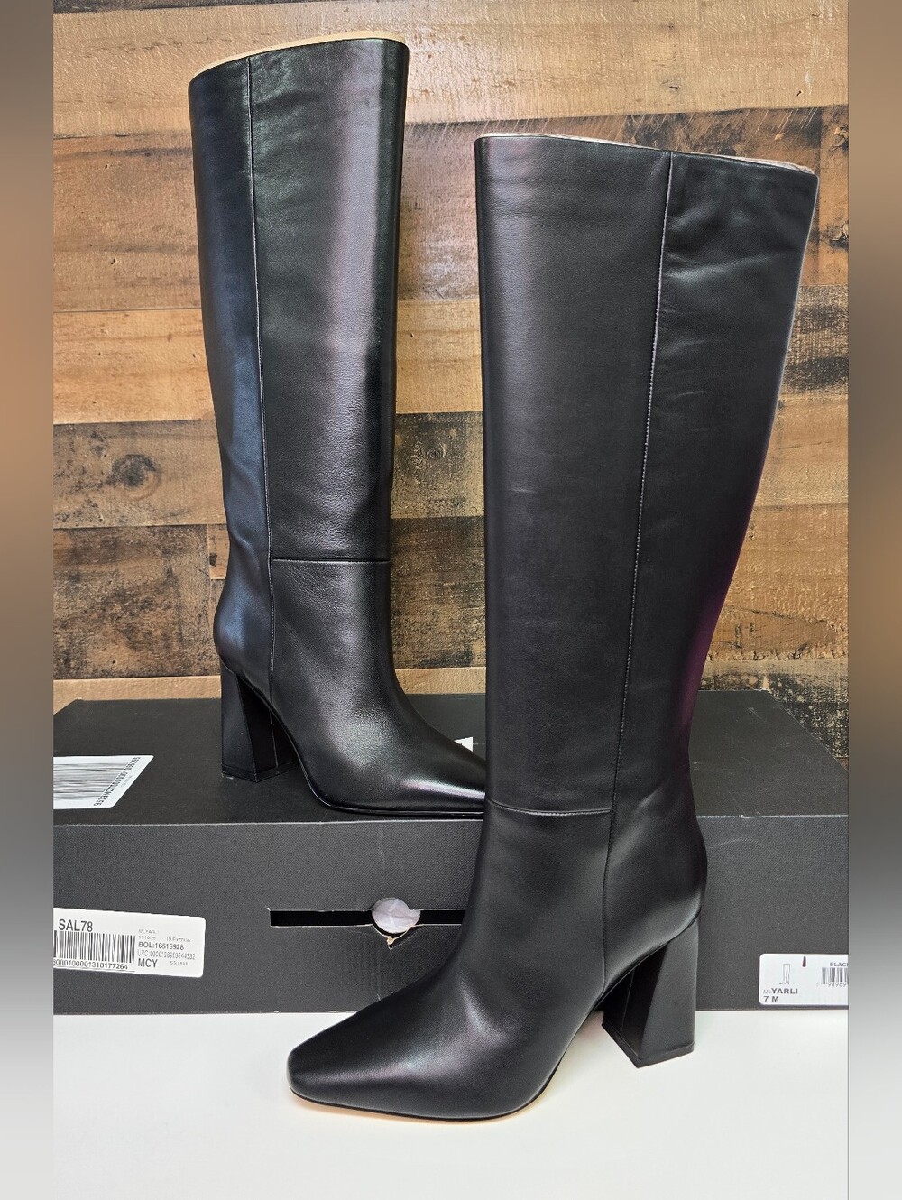 Marc Fisher LTDWomen's Lannie Tall Block Heel Boots - Picture 9 of 15